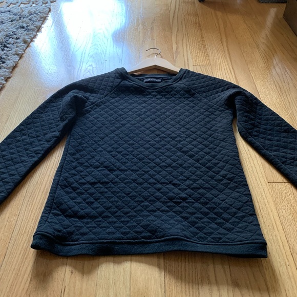 Lafayette Collection // Black Quilted Pullover - Picture 3 of 10